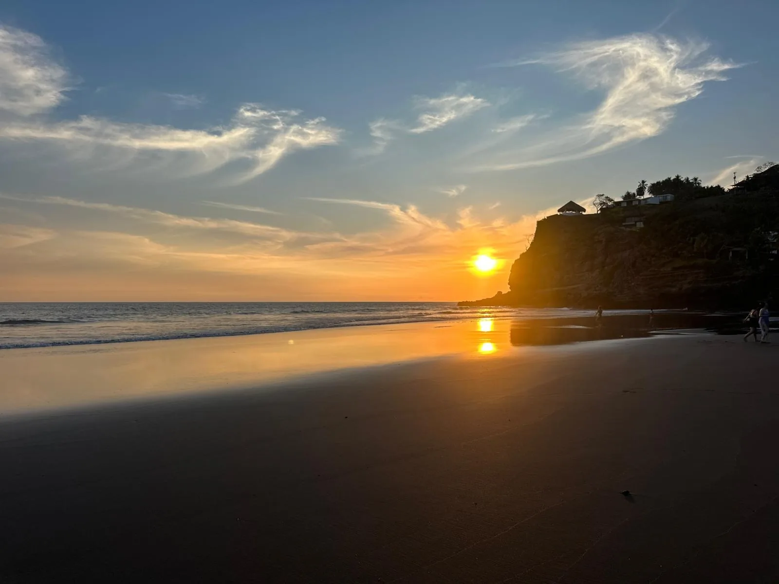 Sunset at nearby beach